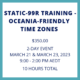 Static-99R User Training – Oceania-Friendly Time Zones