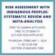 Risk Assessment with Indigenous Peoples: Systematic Review and Meta-Analysis