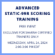 Advanced Static-99R Scoring Training