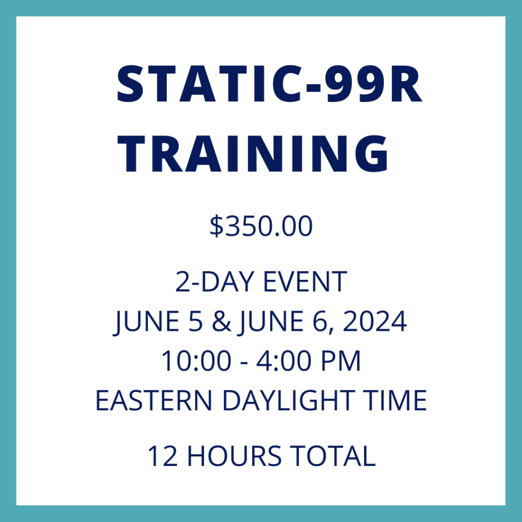 Static-99R Training