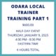 Protected: ODARA LOCAL TRAINER TRAINING PART 1 – Exclusive Event for ODARA Trainers