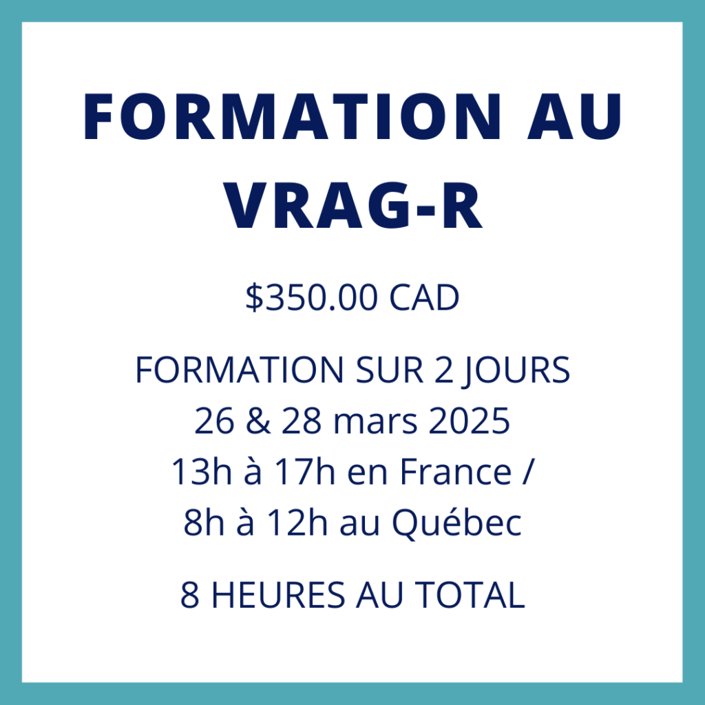 FORMATION AU VRAG-R