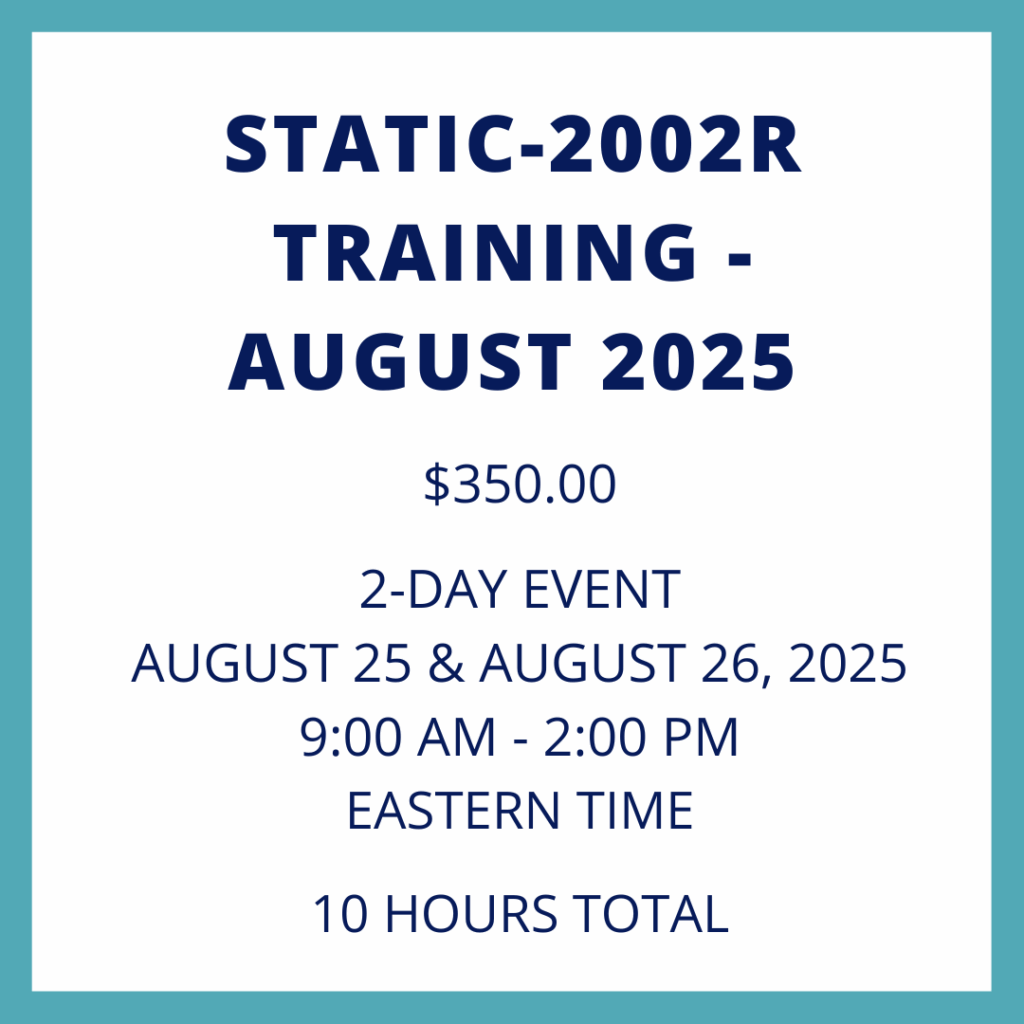 Static-2002R Training - August 2025