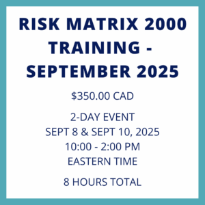 Risk Matrix 2000 Training - September 2025