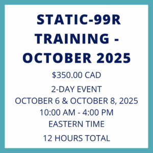 Static-99R Training - October 2025