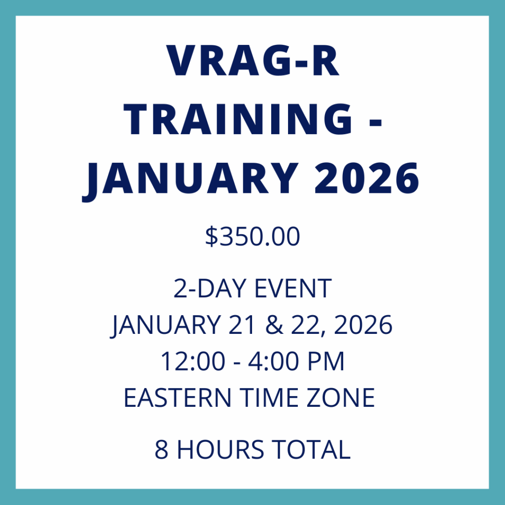 VRAG-R Training (North American timezones) - January 2026