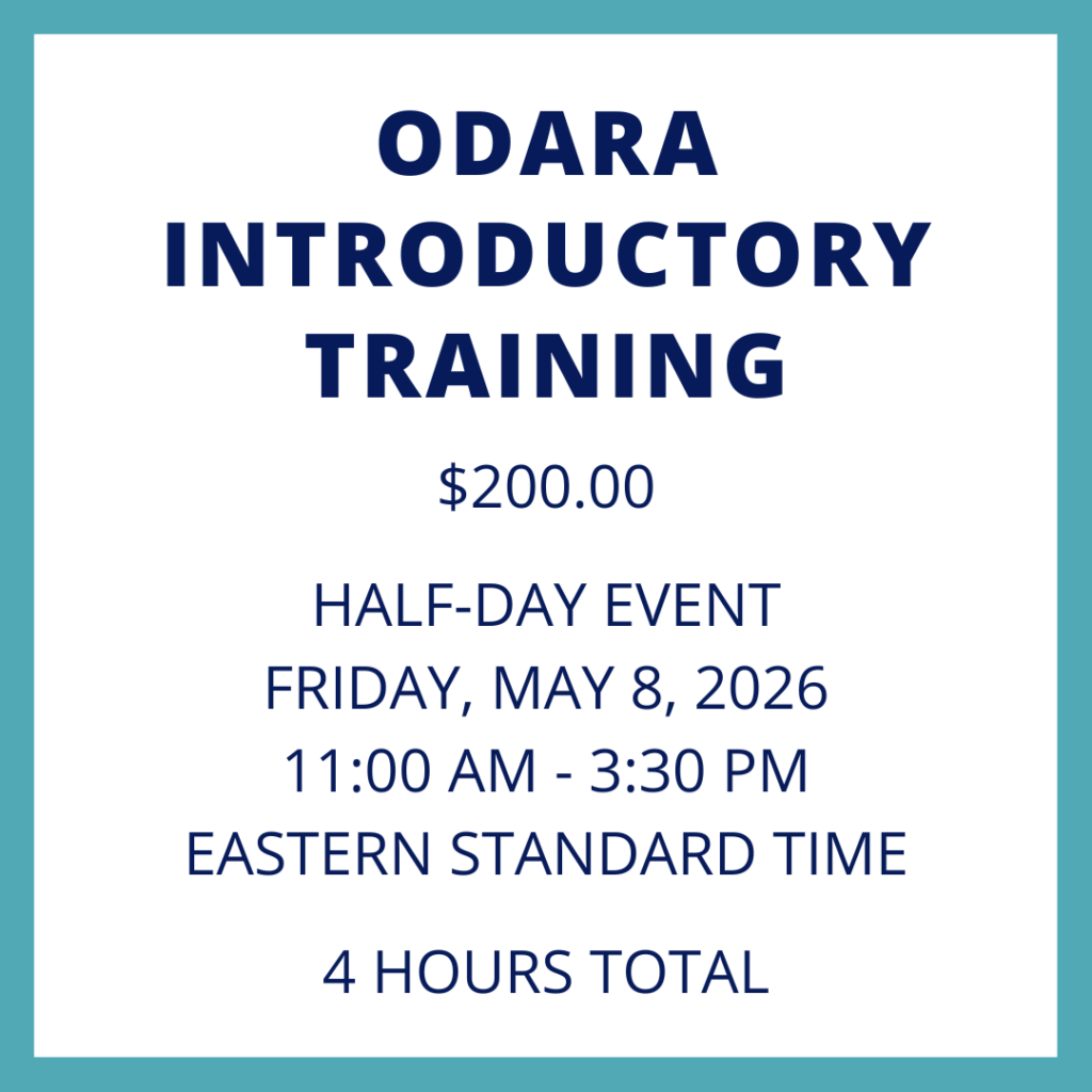 ODARA Introductory Training - May 2026