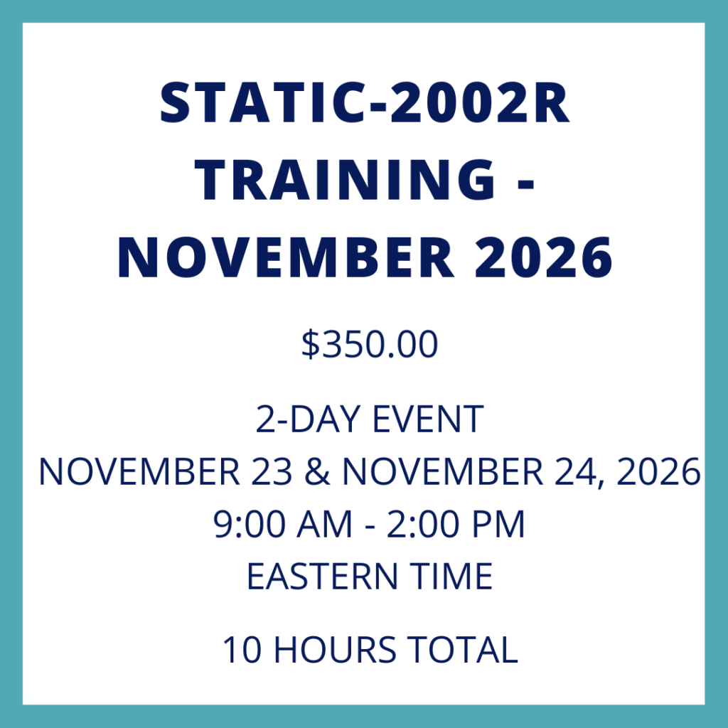 Static-2002R Training - November 2026