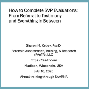 Video – How to Complete SVP Evaluations – July 2025